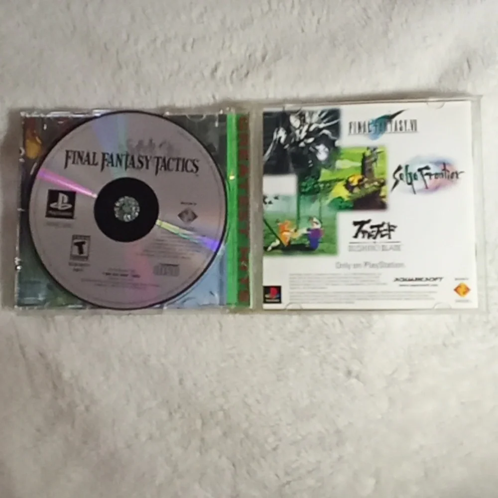 Sony PlayStation Final Fantasy Tactics - Green and White